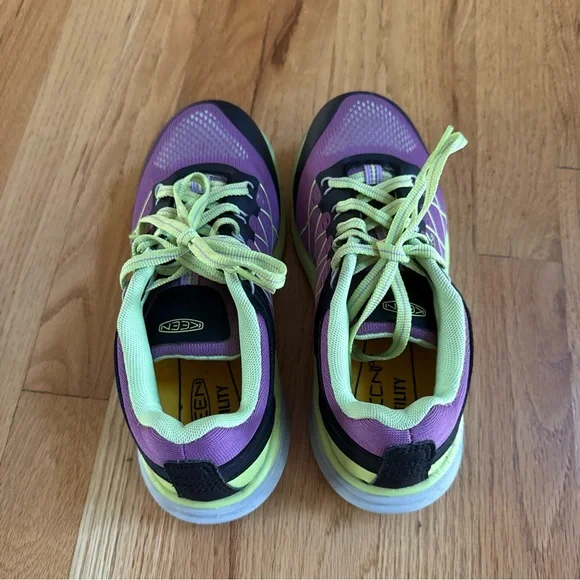 KEEN Utility Vista Energy Women’s Sz 6M Safety Shoes Comp Toe Sneakers, Violet - Picture 2 of 7